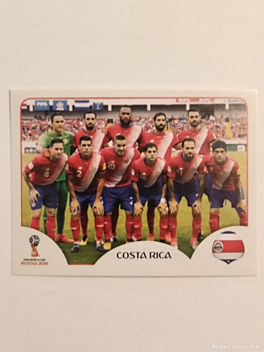 Cromos de f&uacute;tbol: #381 ALINEACION (COSTA RICA) MUNDIA RUSIA 2018 PANINI VERSION ROSA
