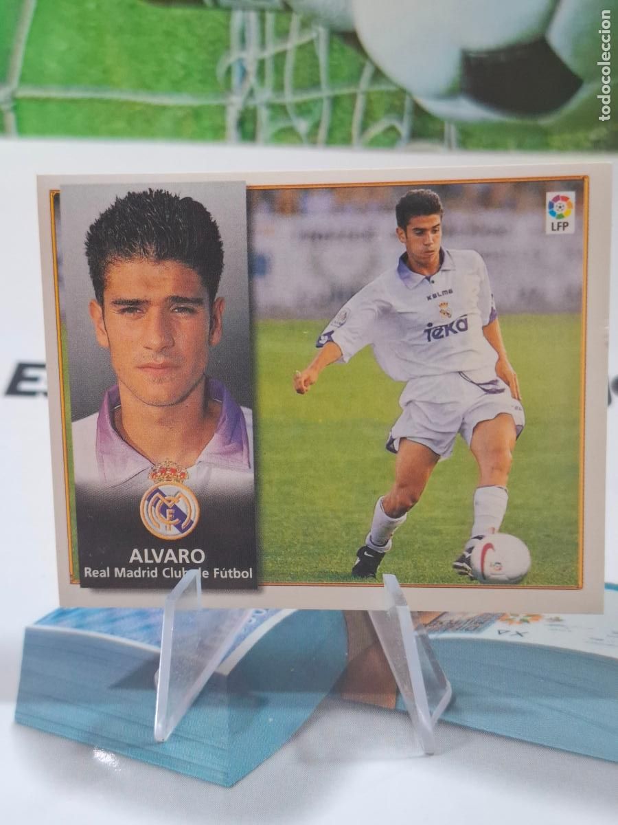 Football Stickers: ALVARO REAL MADRID COLOCA 1998 1999 EDICIONES ESTE LIGA 98 99 SIN PEGAR