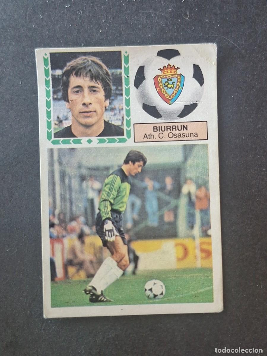 Cromos de f&uacute;tbol: L5 BIURRUN C. A. OSASUNA FICHAJE 10 LIGA ESTE 1983 1984 83 84 DESPEGADO RECUPERADO
