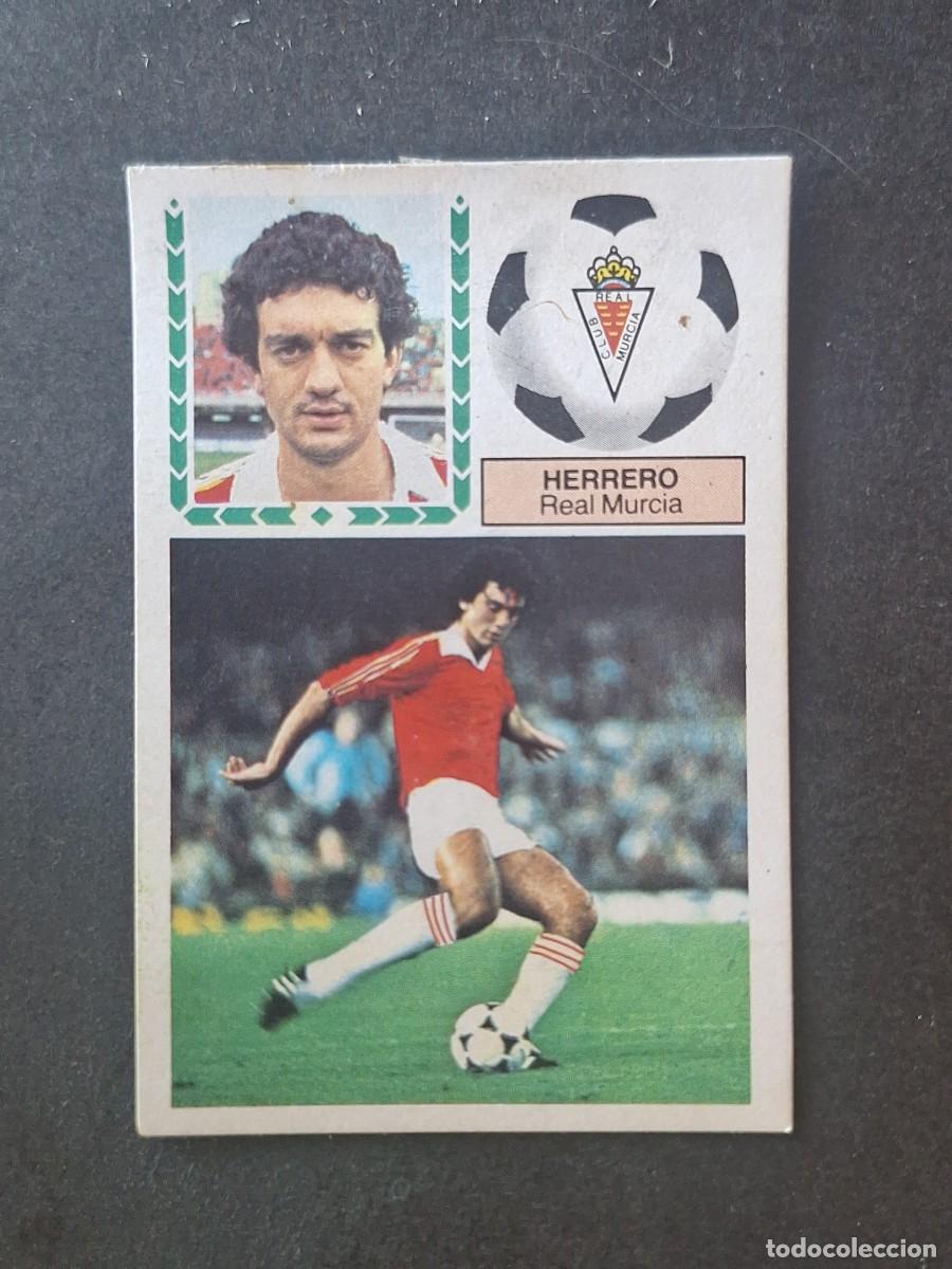 Cromos de f&uacute;tbol: L5 HERRERO REAL MURCIA C. F. FICHAJE 11 LIGA ESTE 1983 1984 83 84 DESPEGADO RECUPERADO