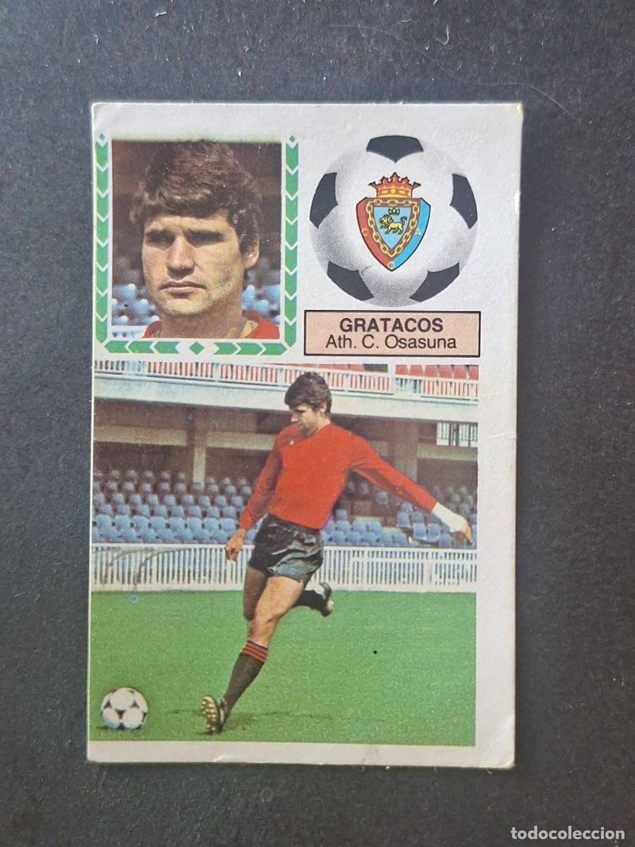 Cromos de f&uacute;tbol: L5 GRATACOS C. A. OSASUNA FICHAJE 12 LIGA ESTE 1983 1984 83 84 DESPEGADO RECUPERADO