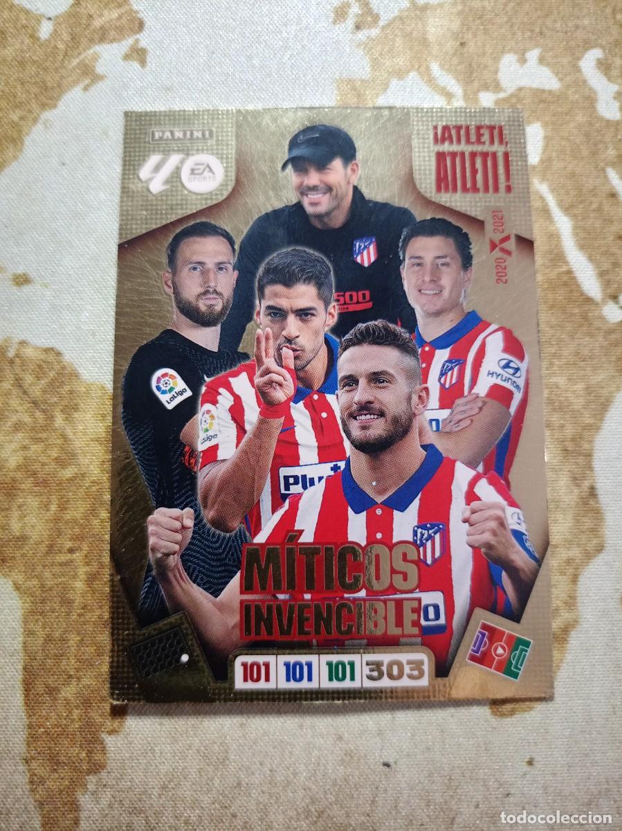 Cromos de f&uacute;tbol: # M&iacute;ticos Invencibles ATLETI Adrenalyn 2025-26