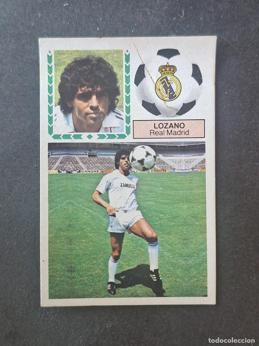 Cromos de f&uacute;tbol: L5 LOZANO REAL MADRID FICHAJE 13 LIGA ESTE 1983 1984 83 84 DESPEGADO RECUPERADO
