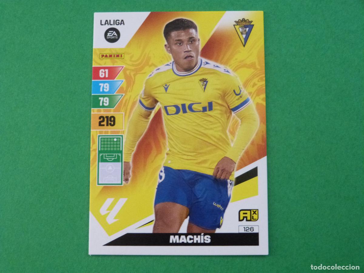 Cromos de f&uacute;tbol: TRADING CARD FUTBOL MACHIS CADIZ C.F. N&ordm; 126 LIGA ADRENALYN XL 2023-2024/23-24 PANINI