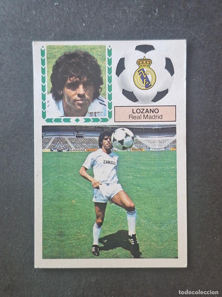 Cromos de f&uacute;tbol: L5 LOZANO REAL MADRID FICHAJE 13 LIGA ESTE 1983 1984 83 84 DESPEGADO RECUPERADO