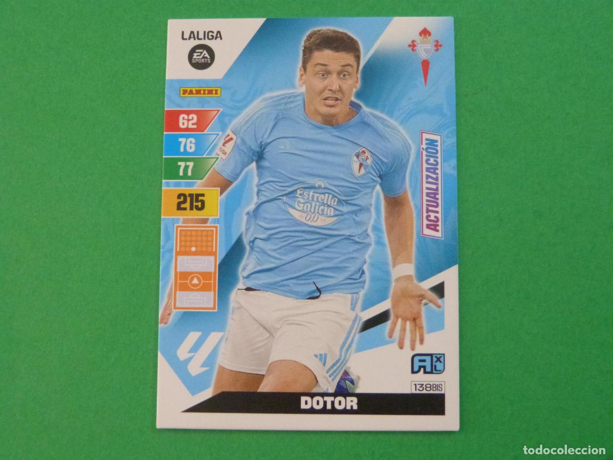 Cromos de f&uacute;tbol: TRADING CARD FUTBOL DOTOR CELTA DE VIGO N&ordm; 138 BIS LIGA ADRENALYN XL 2023-2024/23-24 PANINI