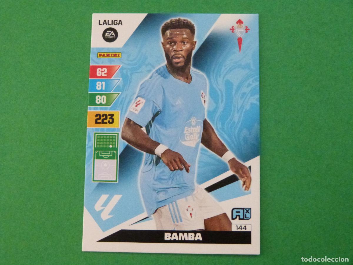 Cromos de f&uacute;tbol: TRADING CARD FUTBOL BAMBA CELTA DE VIGO N&ordm; 144 LIGA ADRENALYN XL 2023-2024/23-24 PANINI