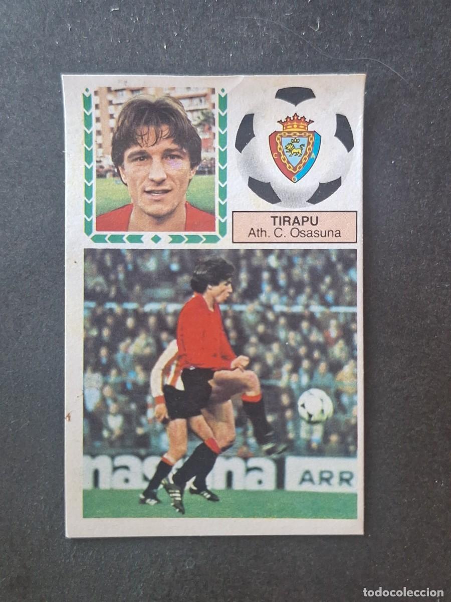 Cromos de f&uacute;tbol: L5 TIRAPU C. A. OSASUNA FICHAJE 15 LIGA ESTE 1983 1984 83 84 DESPEGADO RECUPERADO