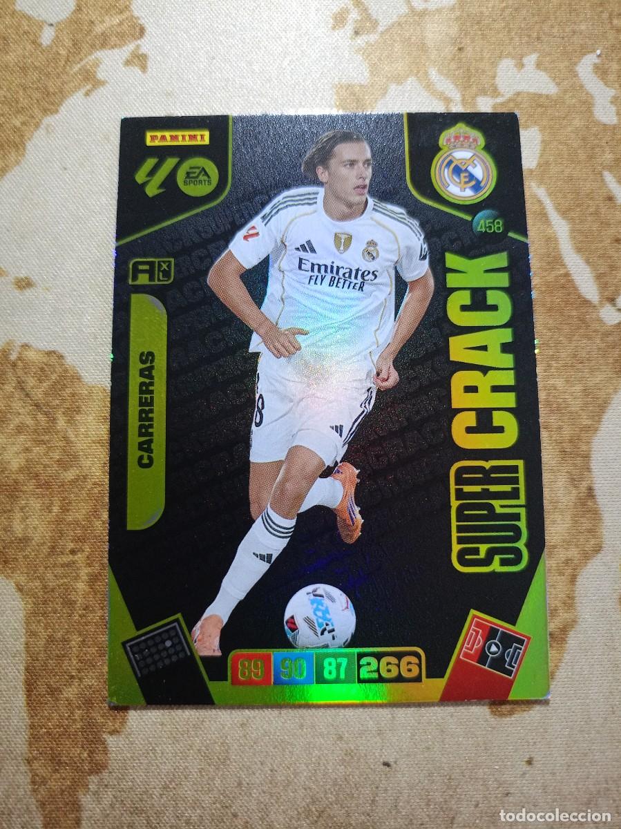 Cromos de f&uacute;tbol: # S&uacute;per Crack 458 CARRERAS Adrenalyn 2025-26