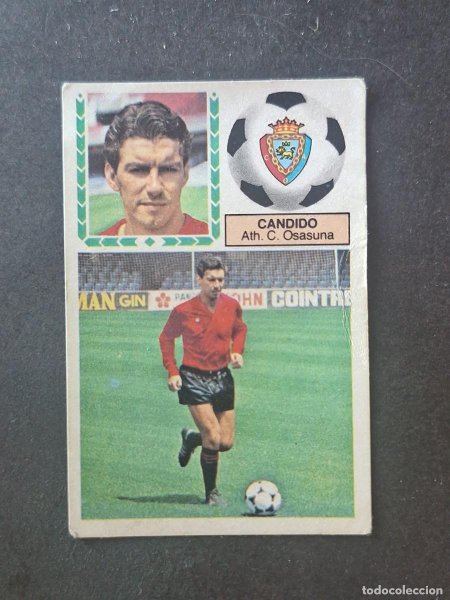 Figurine di Calcio: L5 CANDIDO C. A. OSASUNA FICHAJE 17 LIGA ESTE 1983 1984 83 84 DESPEGADO RECUPERADO