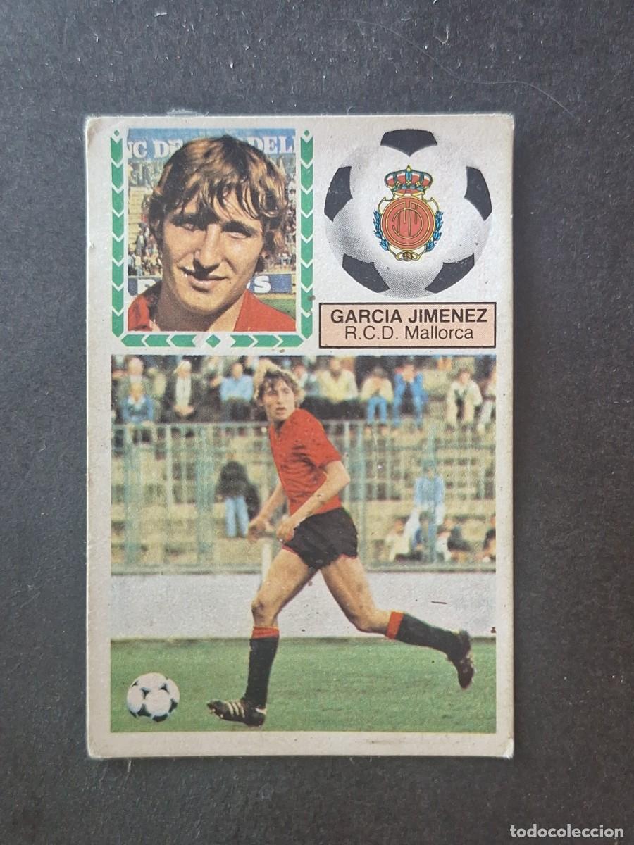 Cromos de f&uacute;tbol: L5 GARCIA JIMENEZ R. C. D. MALLORCA FICHAJE 18 LIGA ESTE 1983 1984 83 84 DESPEGADO RECUPERADO