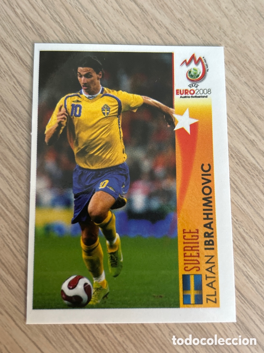 Figurine di Calcio: ZLATAN IBRAHIMOVIC 521 SUECIA PANINI EUROCOPA 2008 NUNCA PEGADO SIN PEGAR