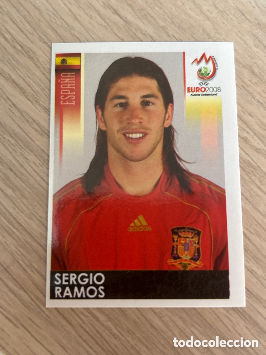 Cartes &agrave; collectionner de Football: SERGIO RAMOS 420 ESPA&Ntilde;A PANINI EUROCOPA 2008 NUNCA PEGADO SIN PEGAR