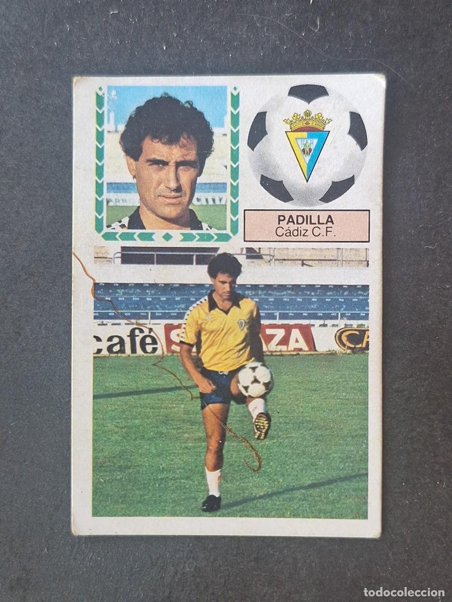 Cromos de f&uacute;tbol: L5 PADILLA VERSION CADIZ C. F. FICHAJE 22 LIGA ESTE 1983 1984 83 84 DESPEGADO RECUPERADO