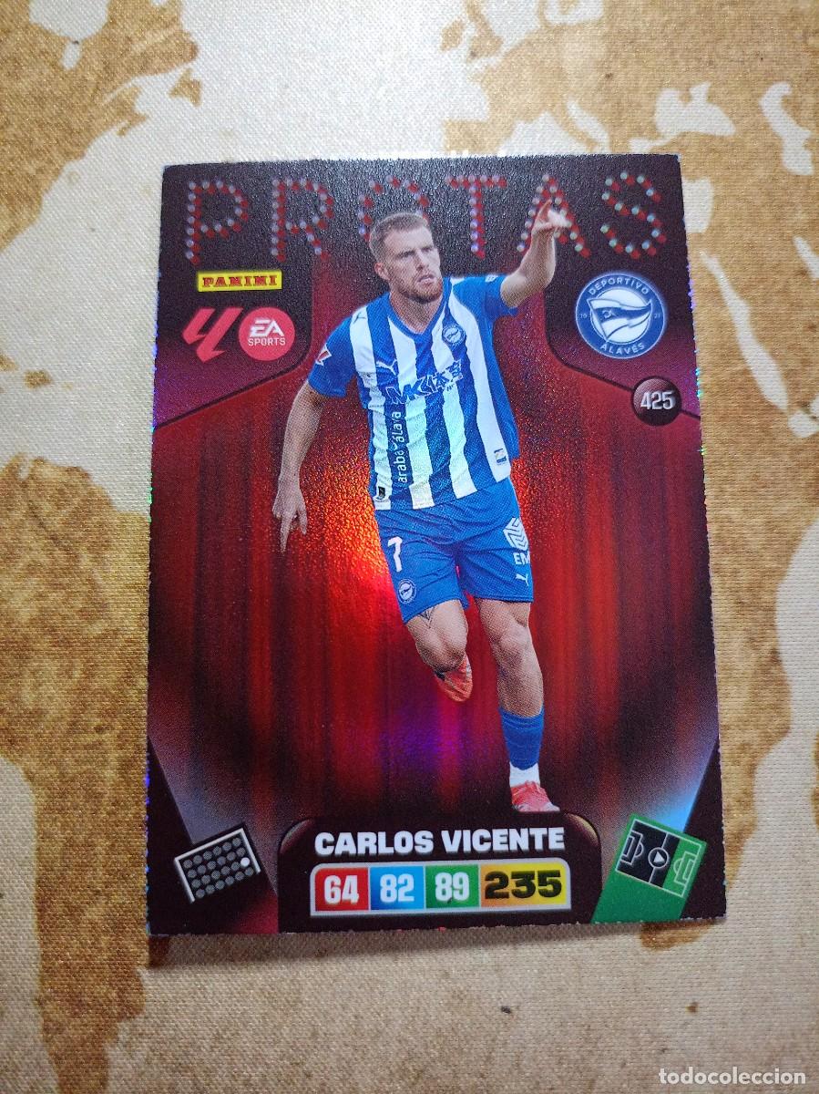 Cromos de f&uacute;tbol: # Protas 425 CARLOS VICENTE Adrenalyn 2025-26