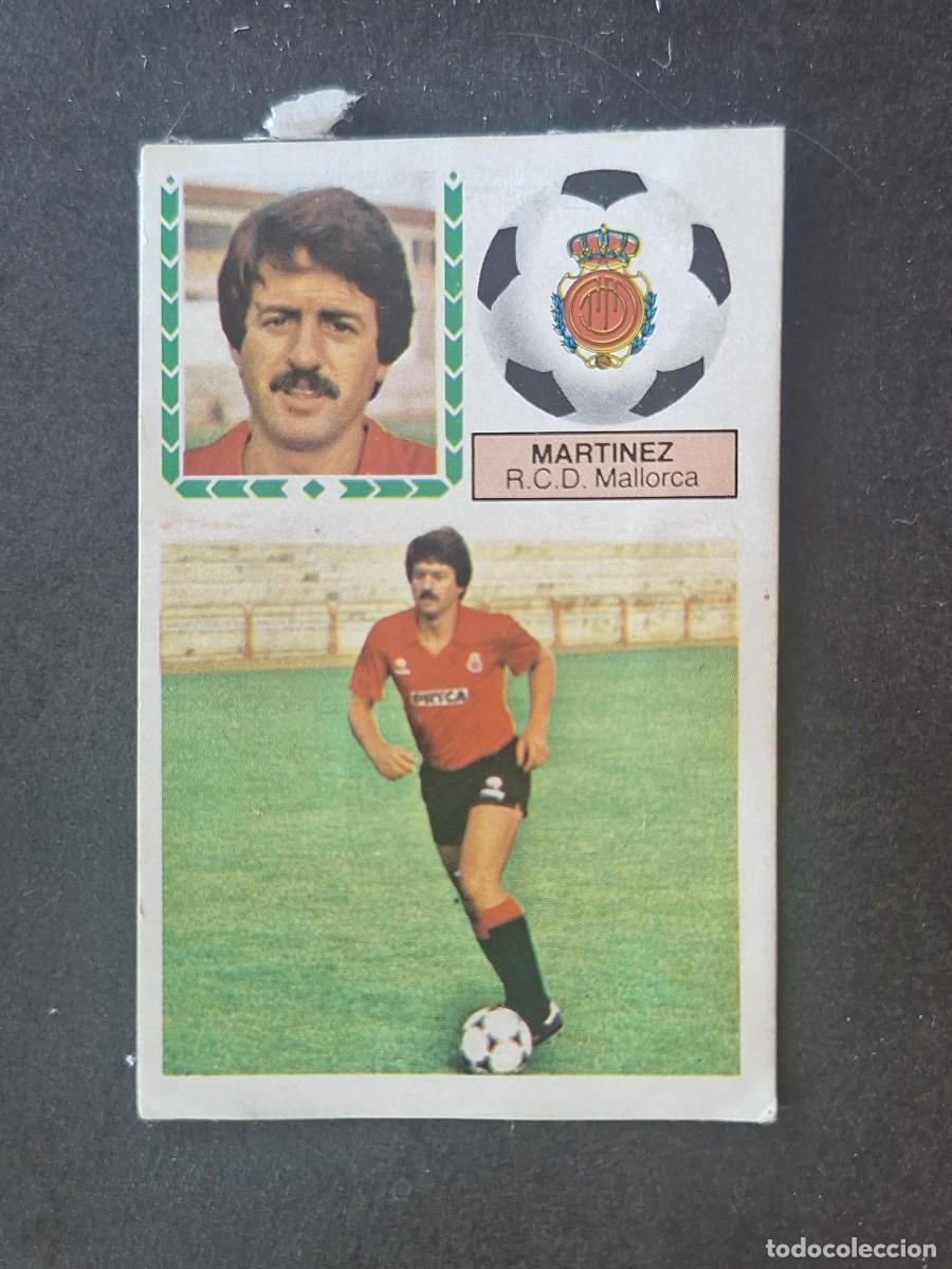 Cromos de f&uacute;tbol: L5 MARTINEZ R. C. D. MALLORCA FICHAJE 23 LIGA ESTE 1983 1984 83 84 DESPEGADO RECUPERADO