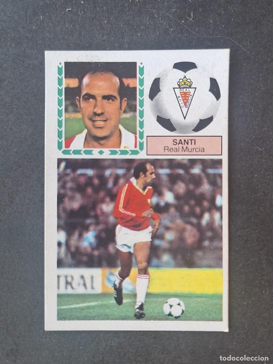 Cromos de f&uacute;tbol: L5 SANTI REAL MURCIA C. F. FICHAJE 24 LIGA ESTE 1983 1984 83 84 DESPEGADO RECUPERADO