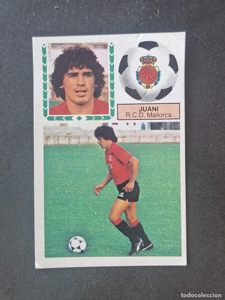 Cromos de f&uacute;tbol: L5 JUANI R. C. D. MALLORCA FICHAJE 25 LIGA ESTE 1983 1984 83 84 DESPEGADO RECUPERADO