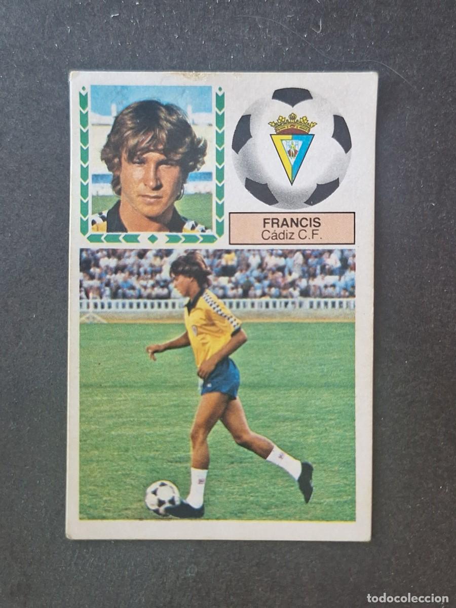 Cromos de f&uacute;tbol: L5 FRANCIS CADIZ C. F. FICHAJE 29 LIGA ESTE 1983 1984 83 84 DESPEGADO RECUPERADO
