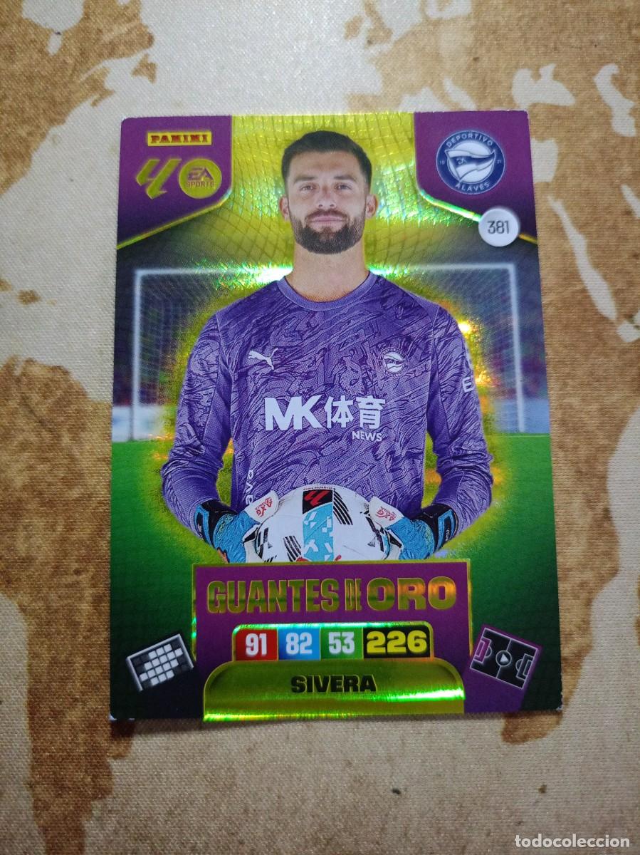 Cromos de f&uacute;tbol: # Guantes de oro 381 SIVERA Adrenalyn 2025-26
