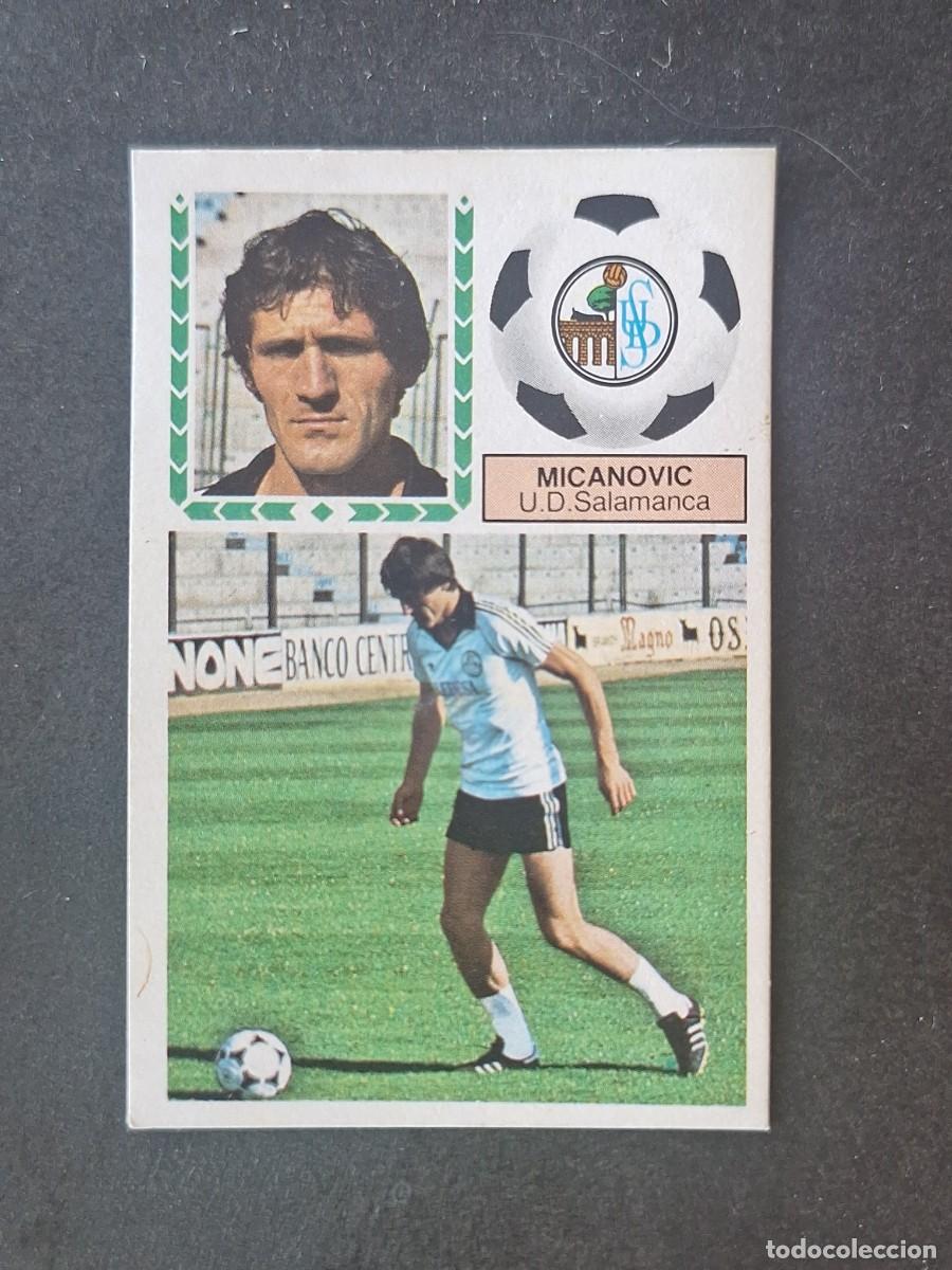 Cromos de f&uacute;tbol: L5 MICANOVIC S. D. SALAMANCA FICHAJE 30 LIGA ESTE 1983 1984 83 84 DESPEGADO RECUPERADO