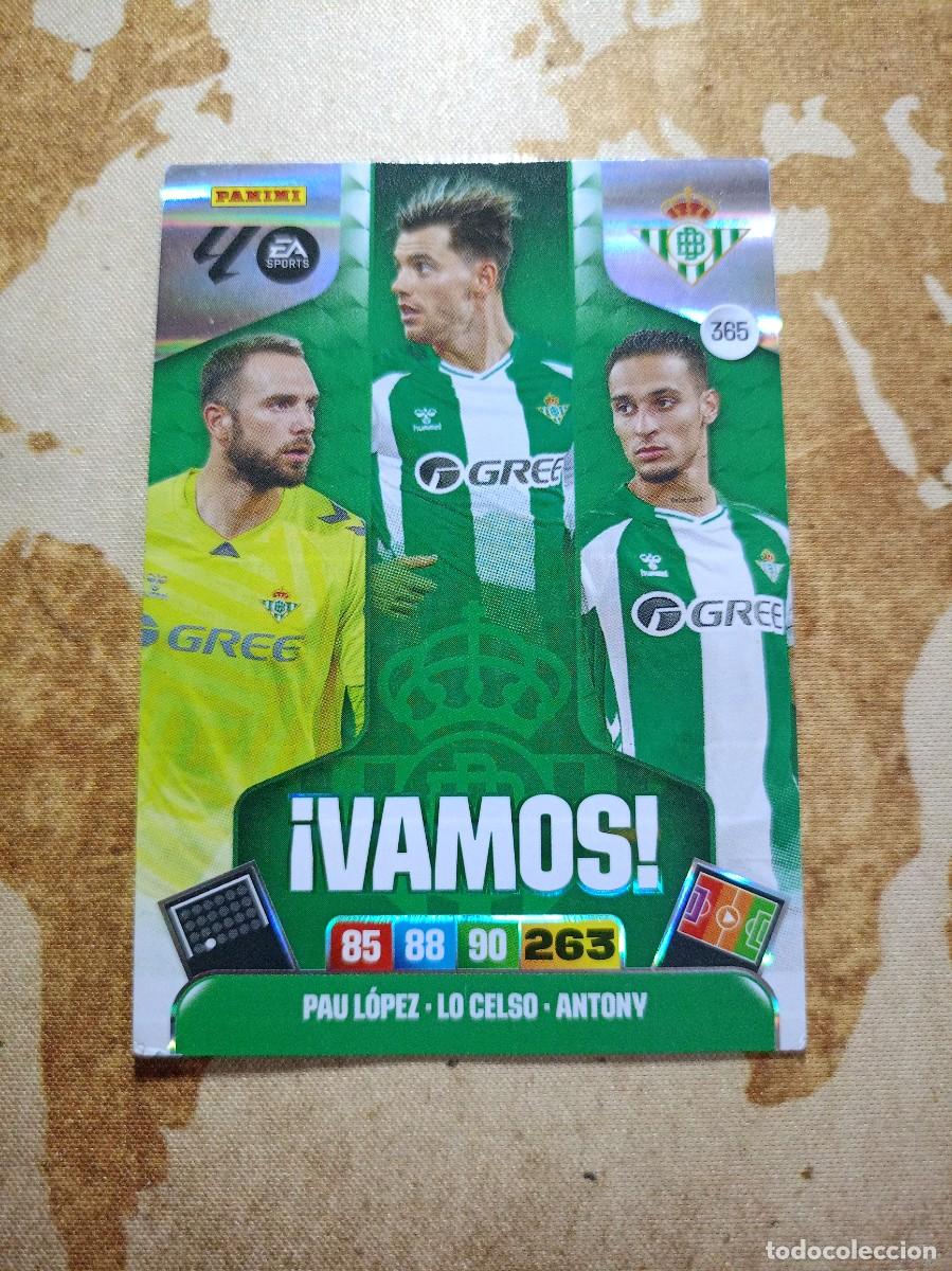 Cromos de f&uacute;tbol: # Vamos 365 BETIS Adrenalyn 2025-26