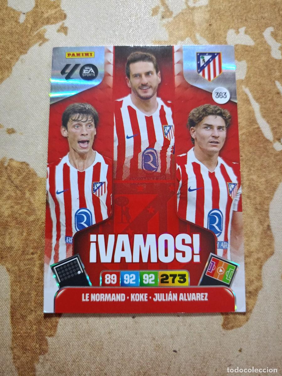 Cromos de f&uacute;tbol: # Vamos 363 ATL&Eacute;TICO DE MADRID Adrenalyn 2025-26