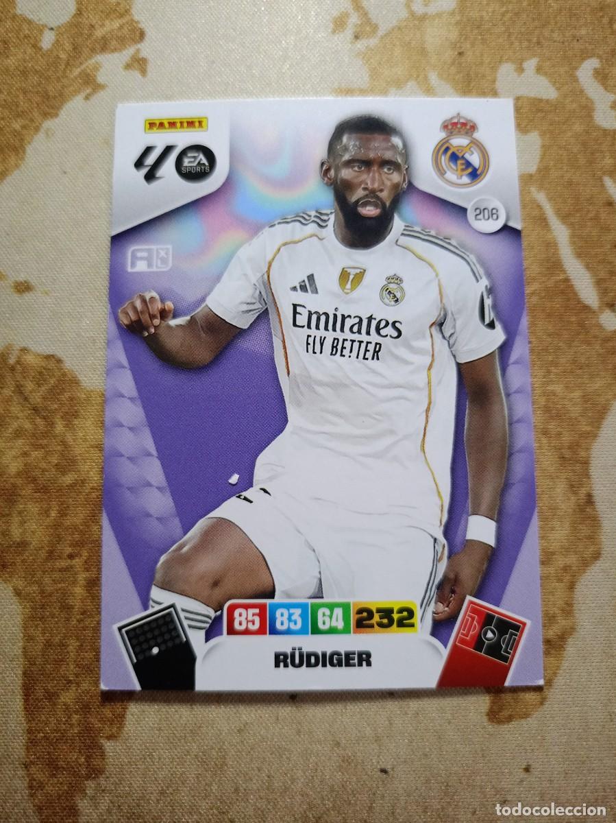 Cromos de f&uacute;tbol: # Real Madrid 206 R&Uuml;DIGER Adrenalyn 2025-26