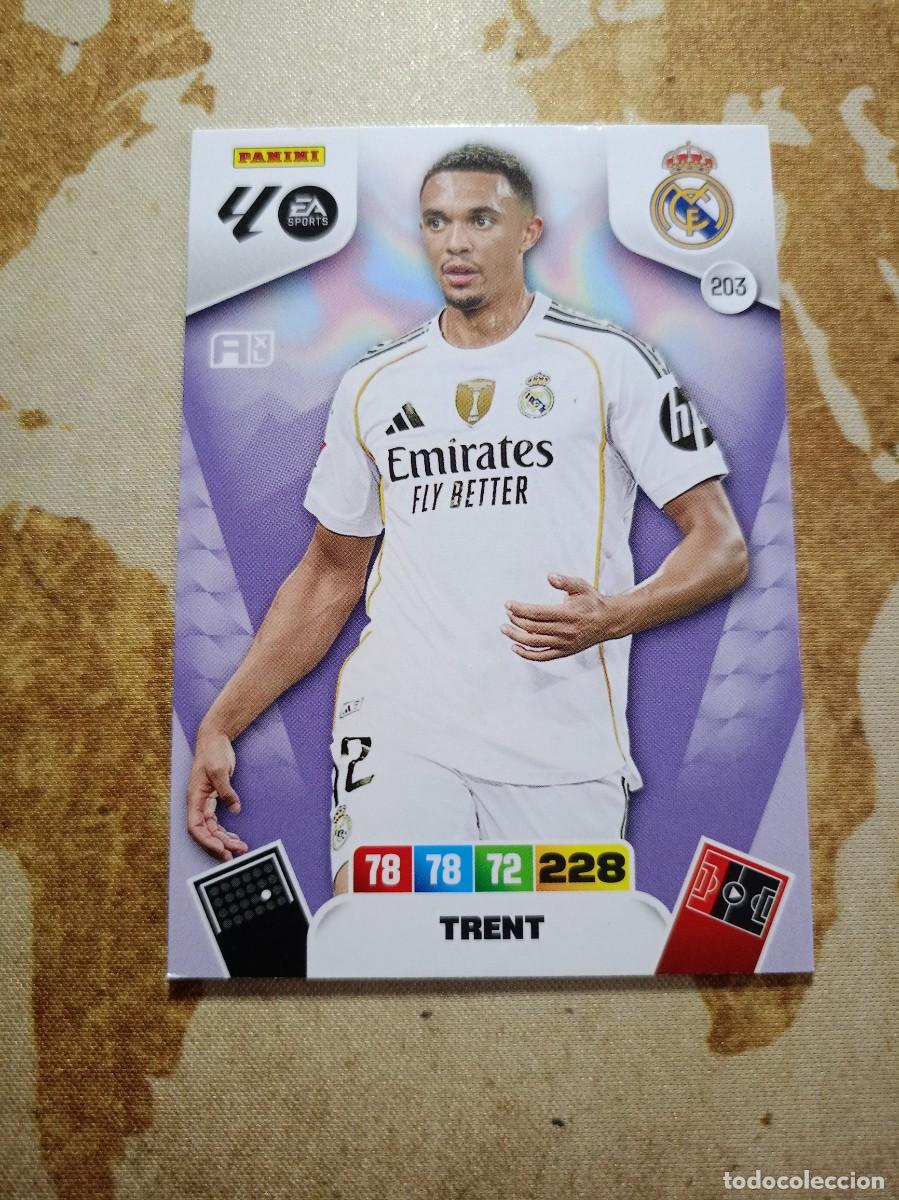 Cromos de f&uacute;tbol: # Real Madrid 203 TRENT Adrenalyn 2025-26