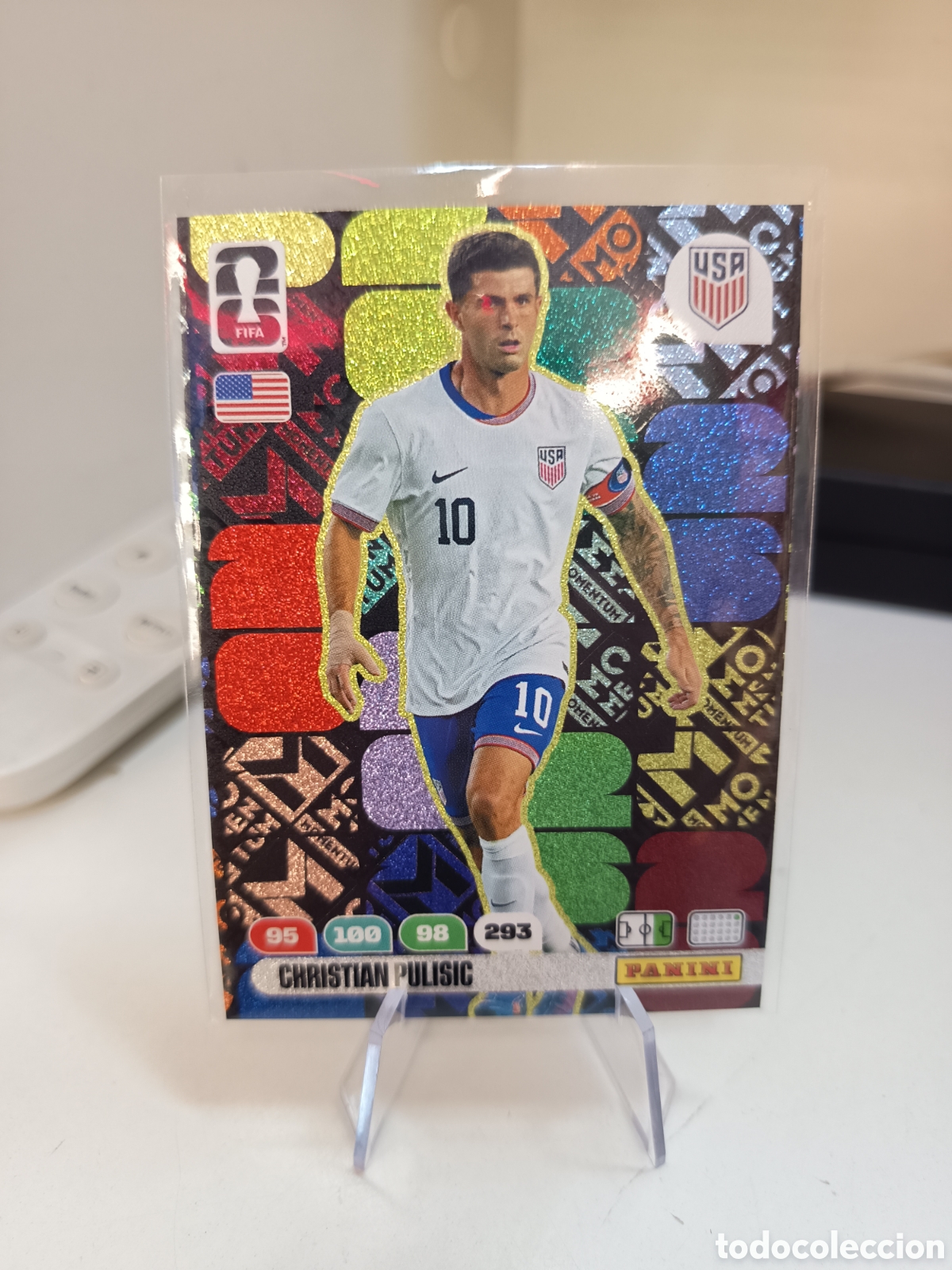 Cromos de f&uacute;tbol: MOMENTUM CHRISTIAN PULISIC WORLD CUP ADRENALYN 2026