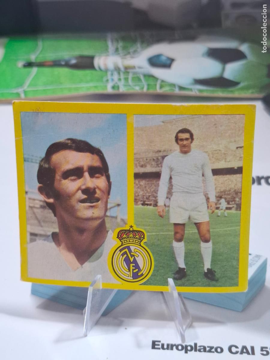 Cromos de f&uacute;tbol: PIRRI REAL MADRID LIGA 1972 1973 72 73 EDICIONES ESTE DESPEGADO