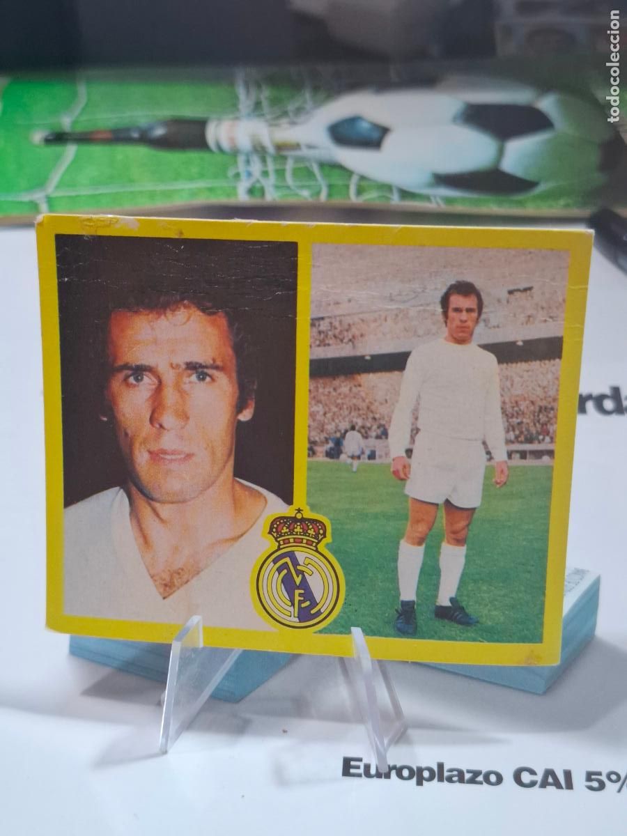 Cromos de f&uacute;tbol: AMANCIO REAL MADRID LIGA 1972 1973 72 73 EDICIONES ESTE DESPEGADO