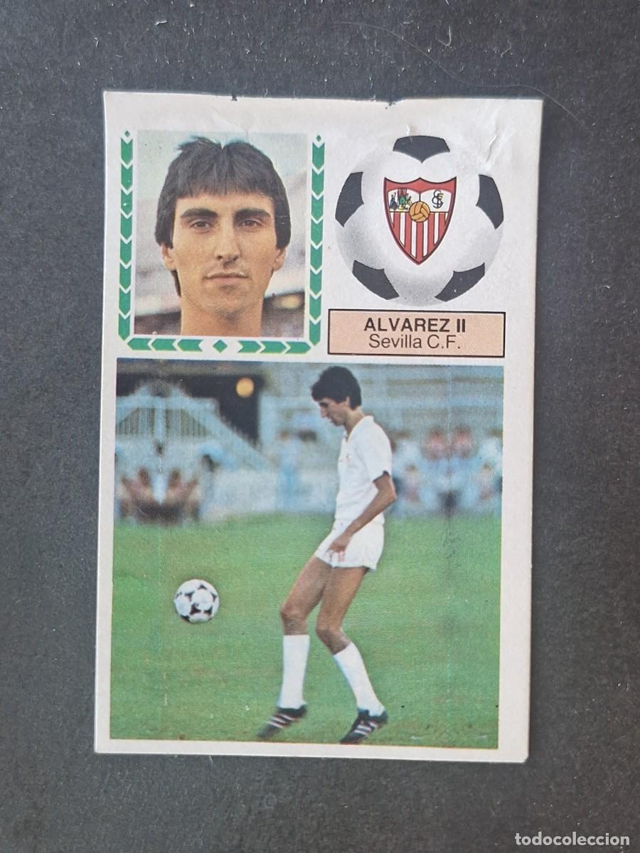 Cromos de f&uacute;tbol: L5 ALVAREZ II SEVILLA C. F FICHAJE 34 LIGA ESTE 1983 1984 83 84 DESPEGADO RECUPERADO