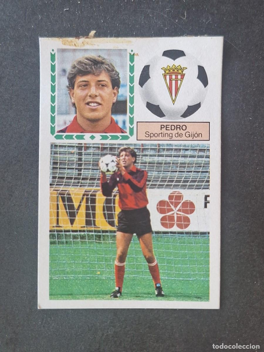 Cromos de f&uacute;tbol: L5 PEDRO SPORTING DE GIJON FICHAJE 36 LIGA ESTE 1983 1984 83 84 DESPEGADO RECUPERADO