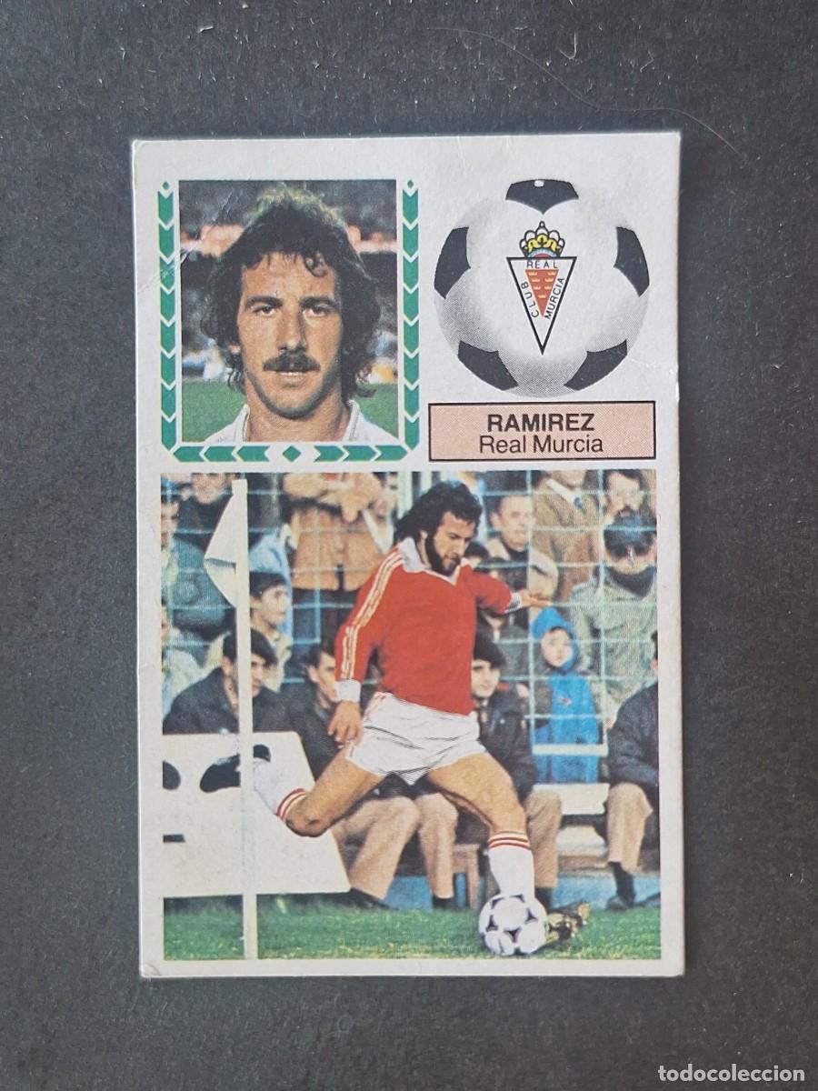 Cromos de f&uacute;tbol: L5 RAMIREZ REAL MURCIA C. F. FICHAJE 37 LIGA ESTE 1983 1984 83 84 DESPEGADO RECUPERADO