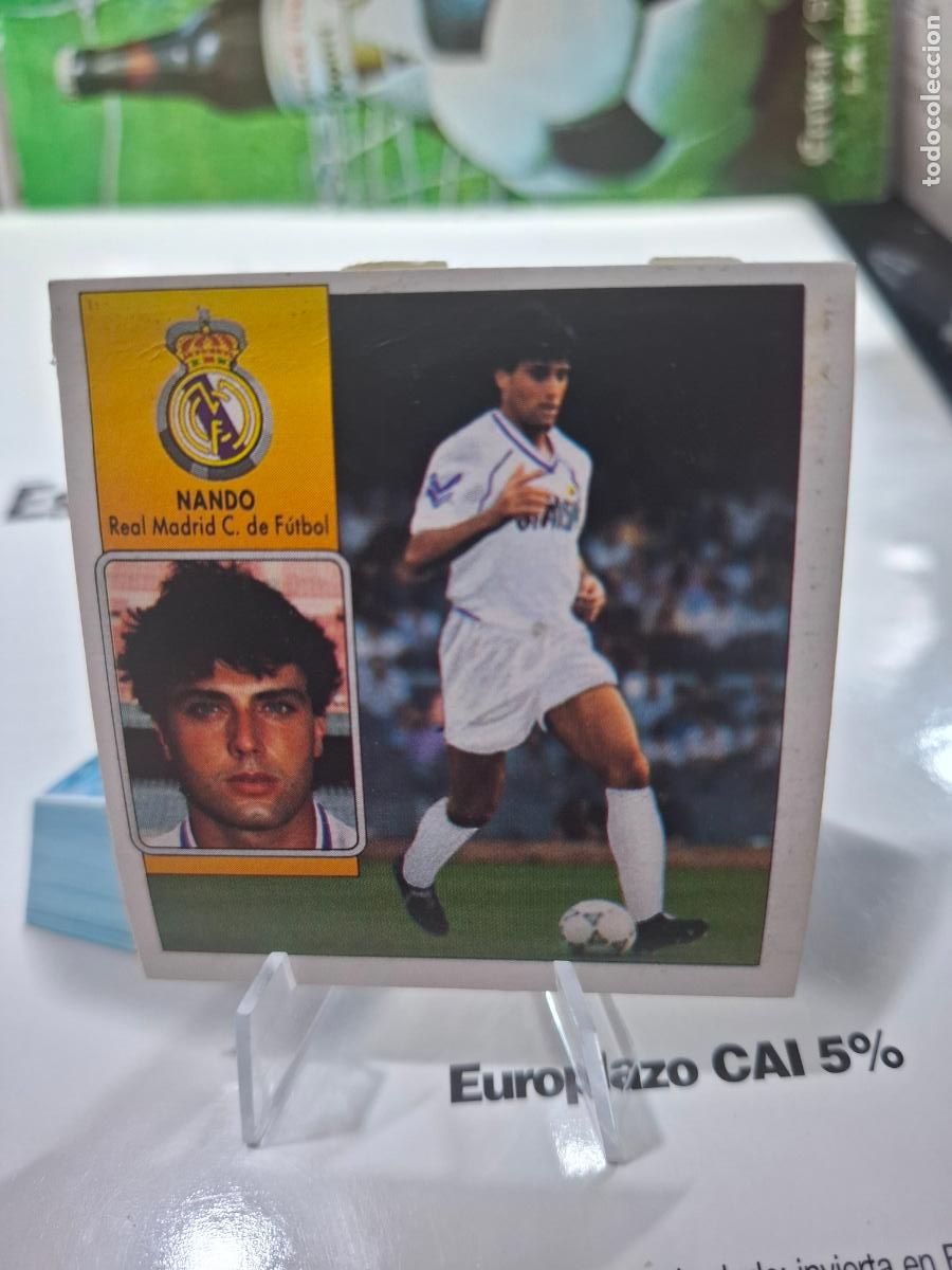 Figurine di Calcio: NANDO VERSION DIFICIL REAL MADRID LIGA 1992 1993 92 93 EDICIONES ESTE