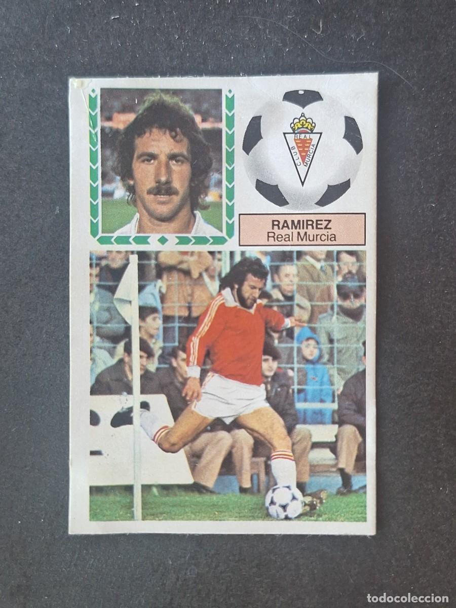 Cromos de f&uacute;tbol: L5 RAMIREZ REAL MURCIA C. F. FICHAJE 37 LIGA ESTE 1983 1984 83 84 DESPEGADO RECUPERADO