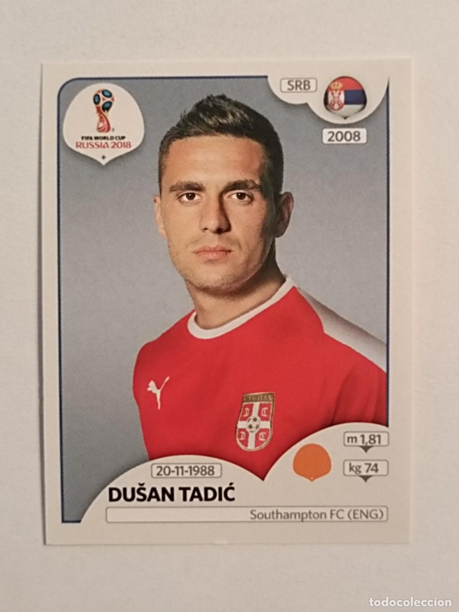 Cromos de f&uacute;tbol: #410 TADIC (SERBIA) MUNDIA RUSIA 2018 PANINI VERSION ROSA