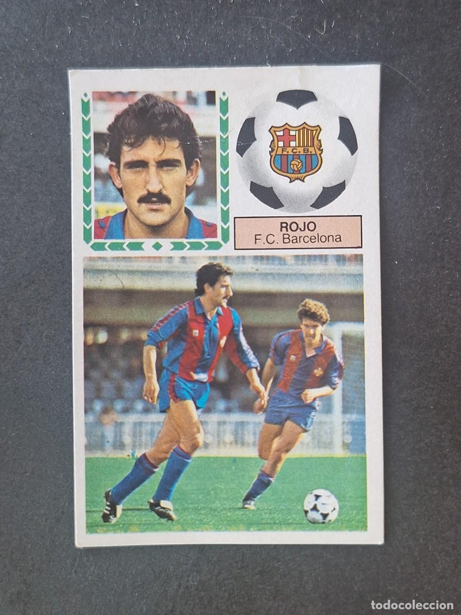 Cromos de f&uacute;tbol: L5 ROJO F. C. BARCELONA FICHAJE 40 LIGA ESTE 1983 1984 83 84 DESPEGADO RECUPERADO
