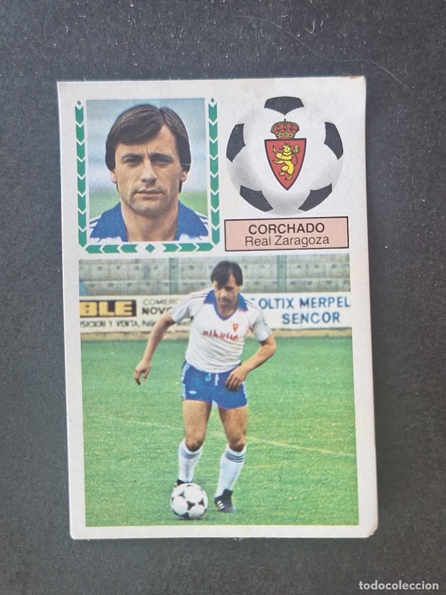 Cromos de f&uacute;tbol: L5 CORCHADO REAL ZARAGOZA FICHAJE 42 LIGA ESTE 1983 1984 83 84 DESPEGADO RECUPERADO