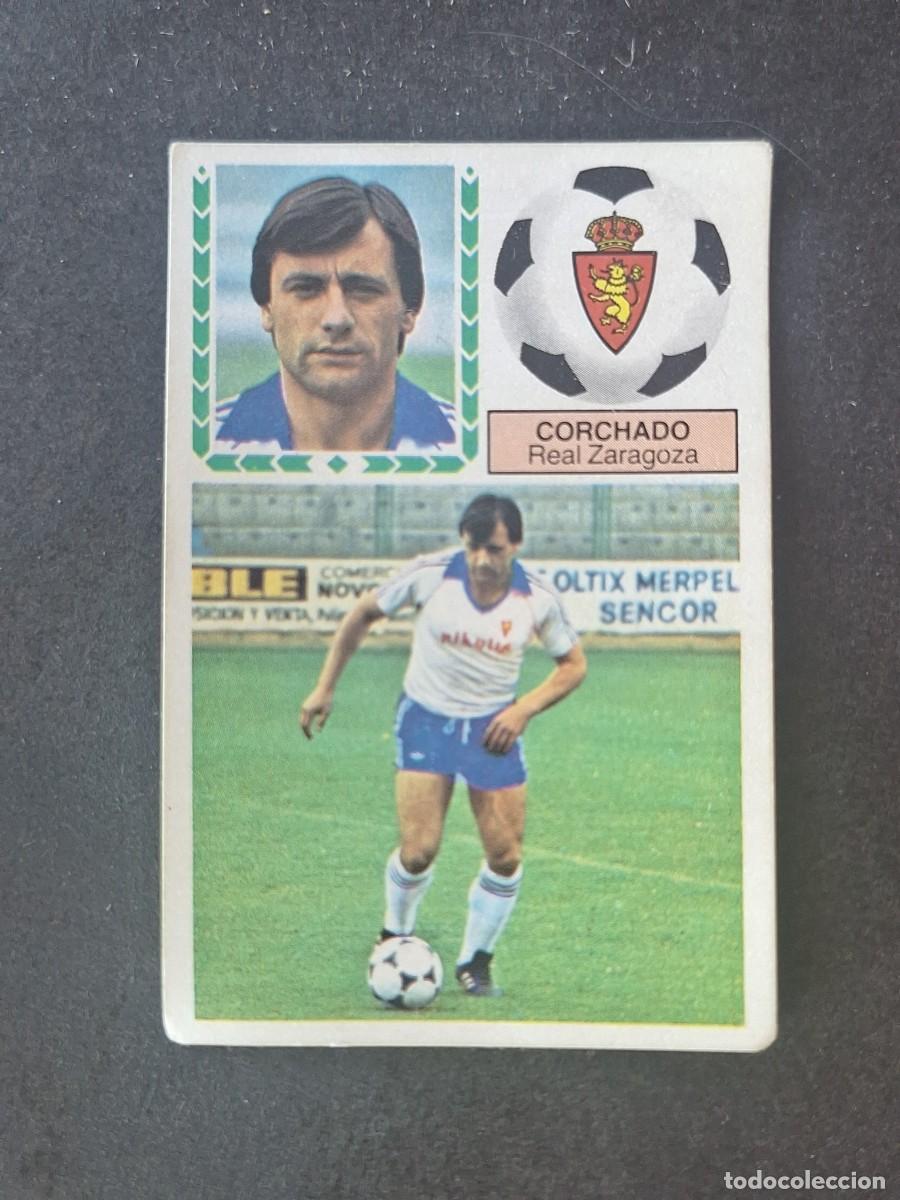Cromos de f&uacute;tbol: L5 CORCHADO REAL ZARAGOZA FICHAJE 42 LIGA ESTE 1983 1984 83 84 DESPEGADO RECUPERADO