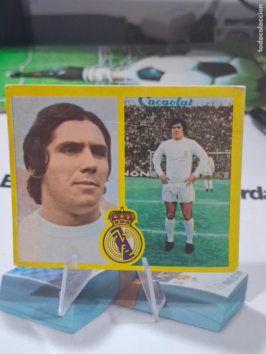 Football Stickers: SANTILLANA REAL MADRID LIGA 1972 1973 72 73 EDICIONES ESTE DESPEGADO