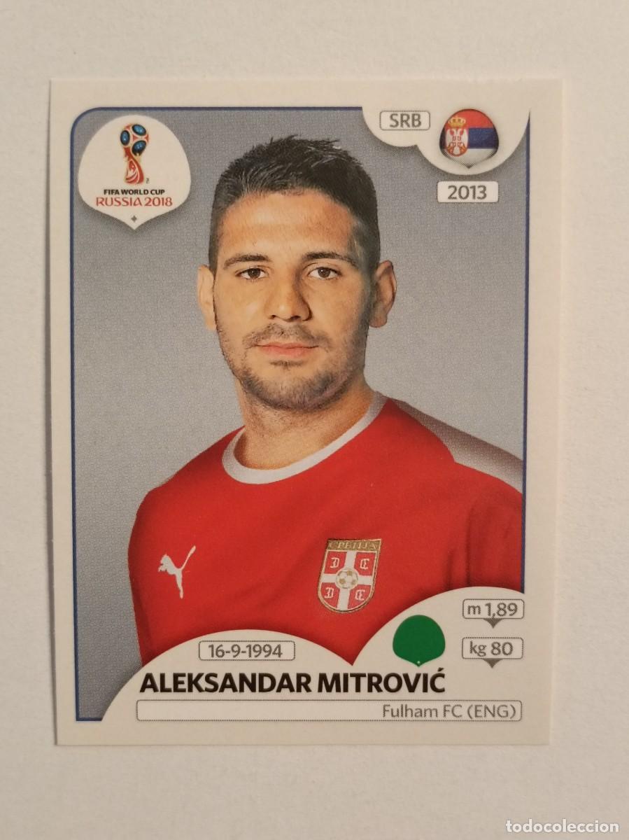 Cromos de f&uacute;tbol: #418 MITROVIC (SERBIA) MUNDIA RUSIA 2018 PANINI VERSION ROSA