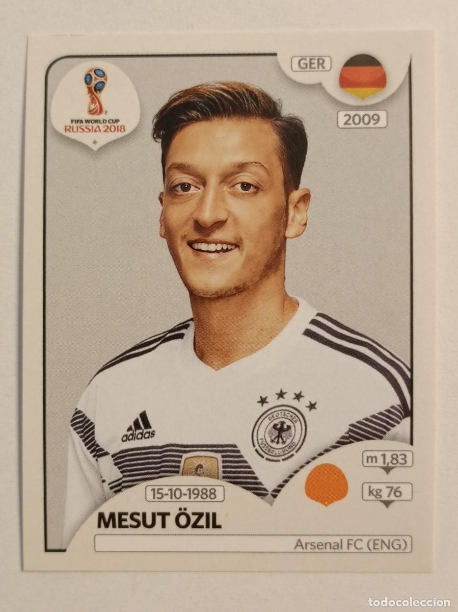 Cromos de f&uacute;tbol: #435 OZIL (ALEMANIA) MUNDIA RUSIA 2018 PANINI VERSION ROSA