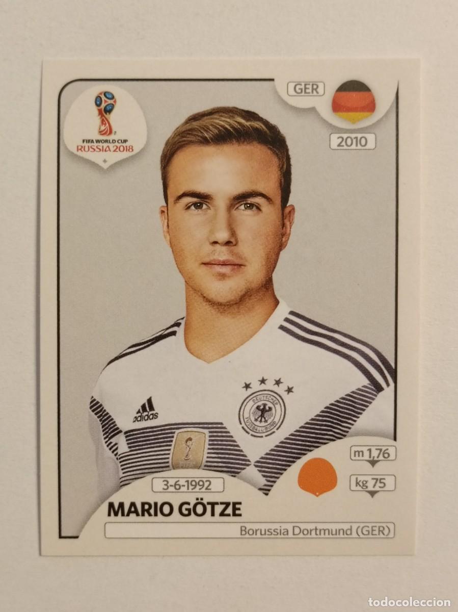 Cromos de f&uacute;tbol: #437 GOTZE (ALEMANIA) MUNDIA RUSIA 2018 PANINI VERSION ROSA