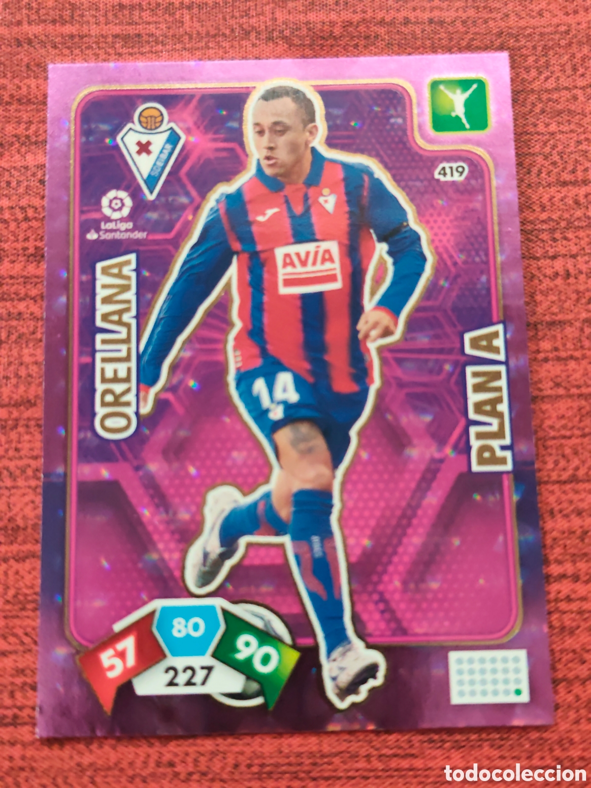 Cromos de f&uacute;tbol: 419 ORELLANA EIBAR ADRENALYN XL 2019 2020