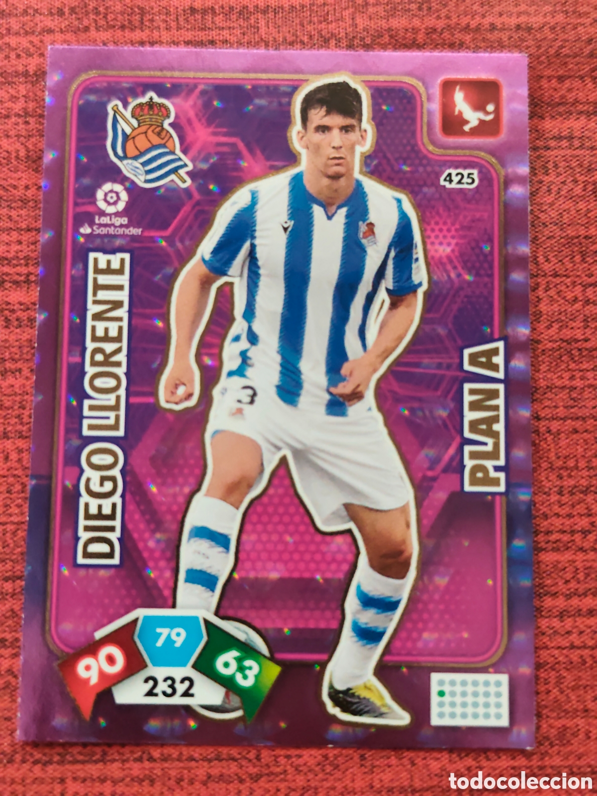 Cromos de f&uacute;tbol: 425 DIEGO LLORENTE REAL SOCIEDAD ADRENALYN XL 2019 2020