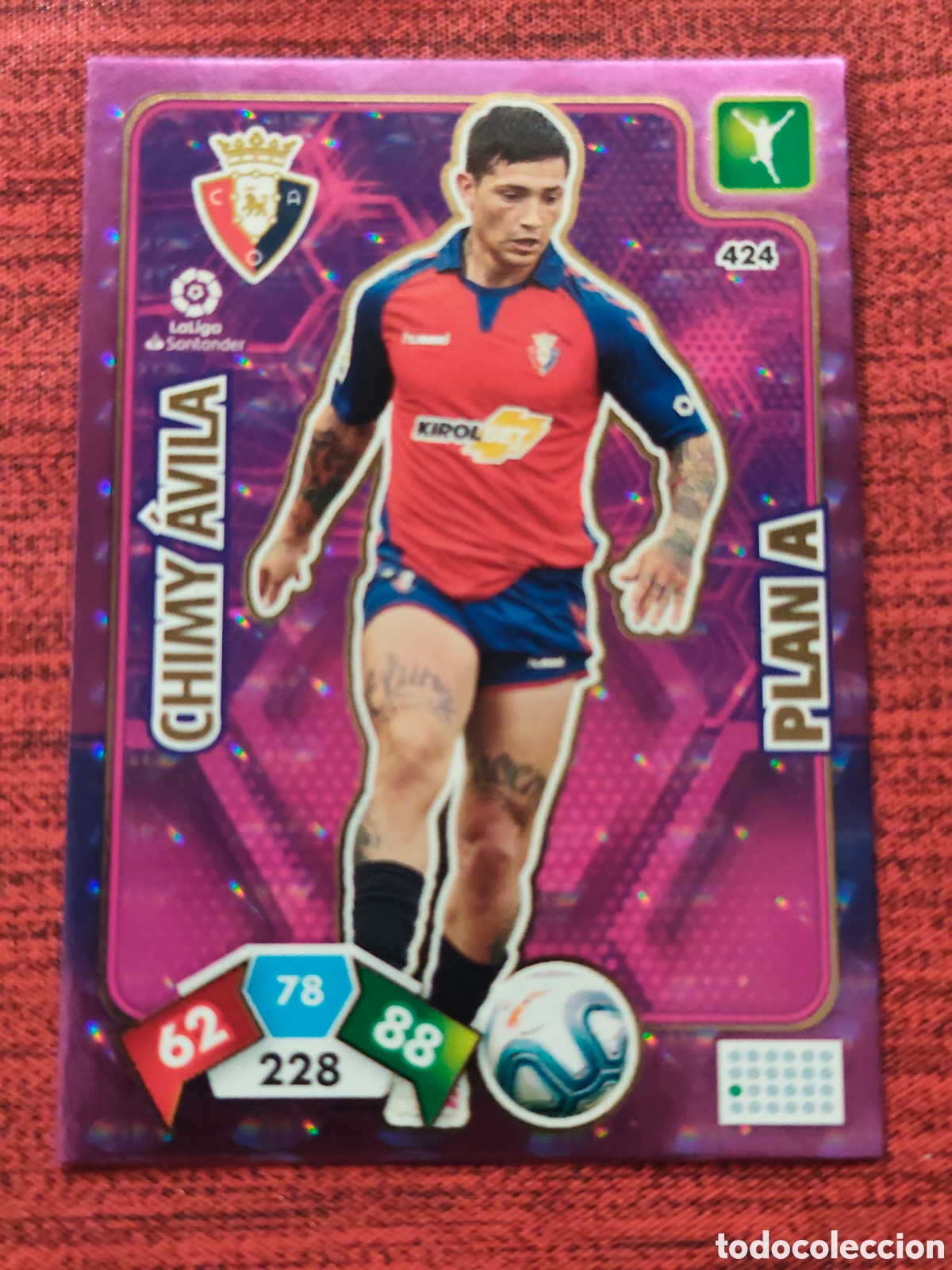 Cromos de f&uacute;tbol: 424 CHIMY &Aacute;VILA OSASUNA ADRENALYN XL 2019 2020