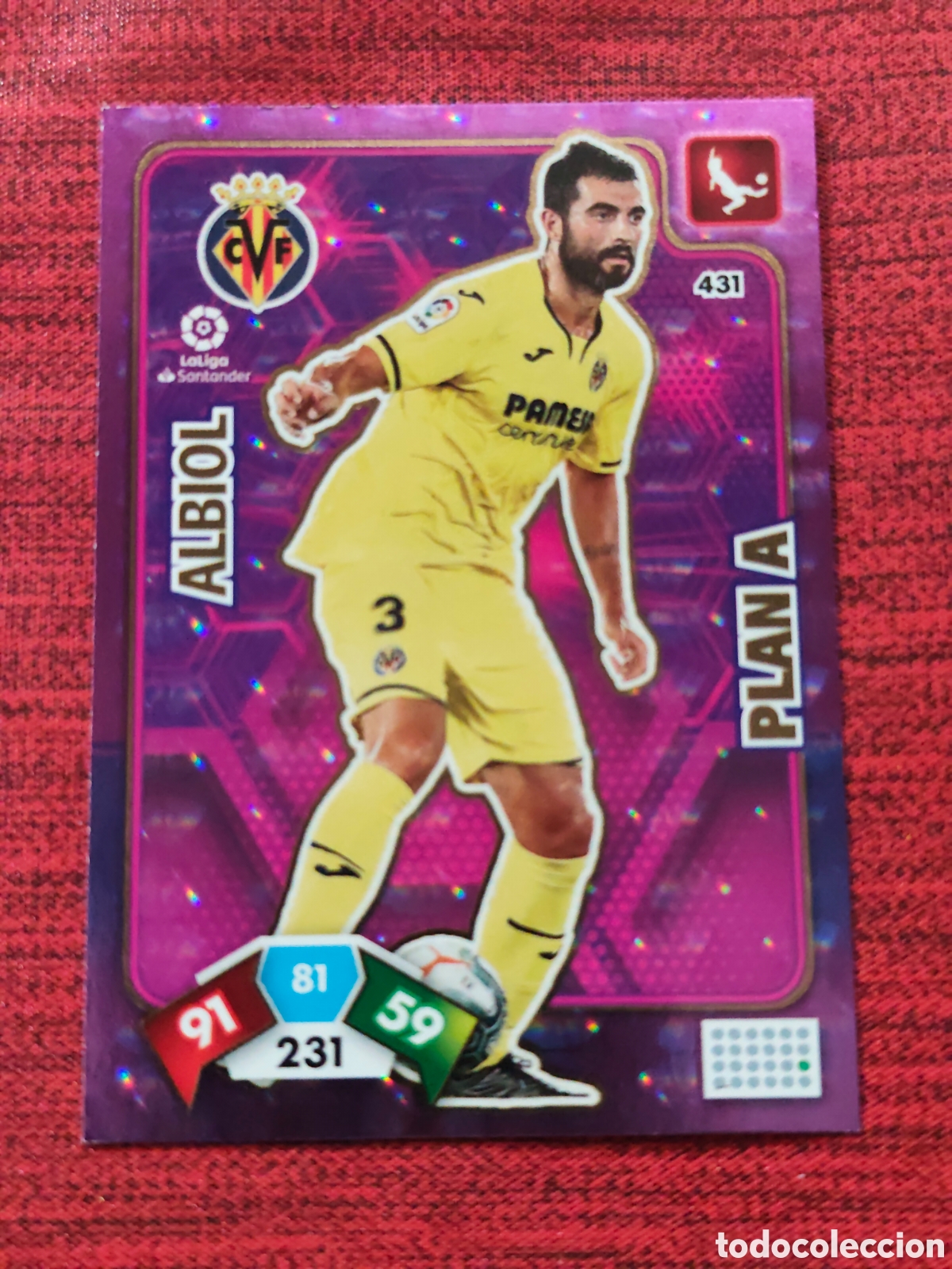 Cromos de f&uacute;tbol: 431 ALBIOL VILLARREAL ADRENALYN XL 2019 2020
