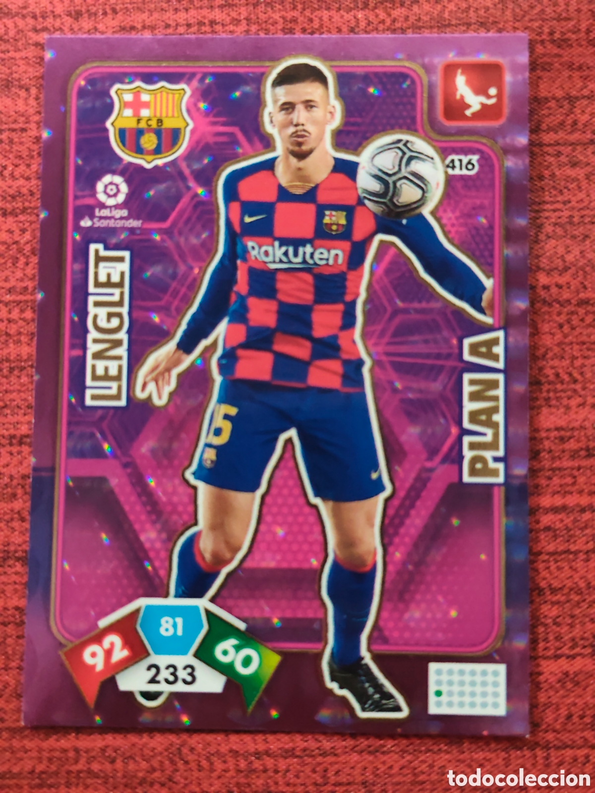 Cromos de f&uacute;tbol: 416 LENGLET FC BARCELONA ADRENALYN XL 2019 2020